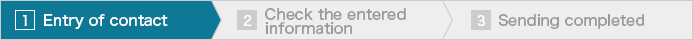 Entry of contact information